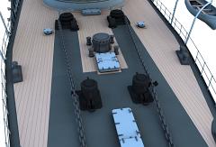 CK25-Partial Ship-Bow Anchor Chains